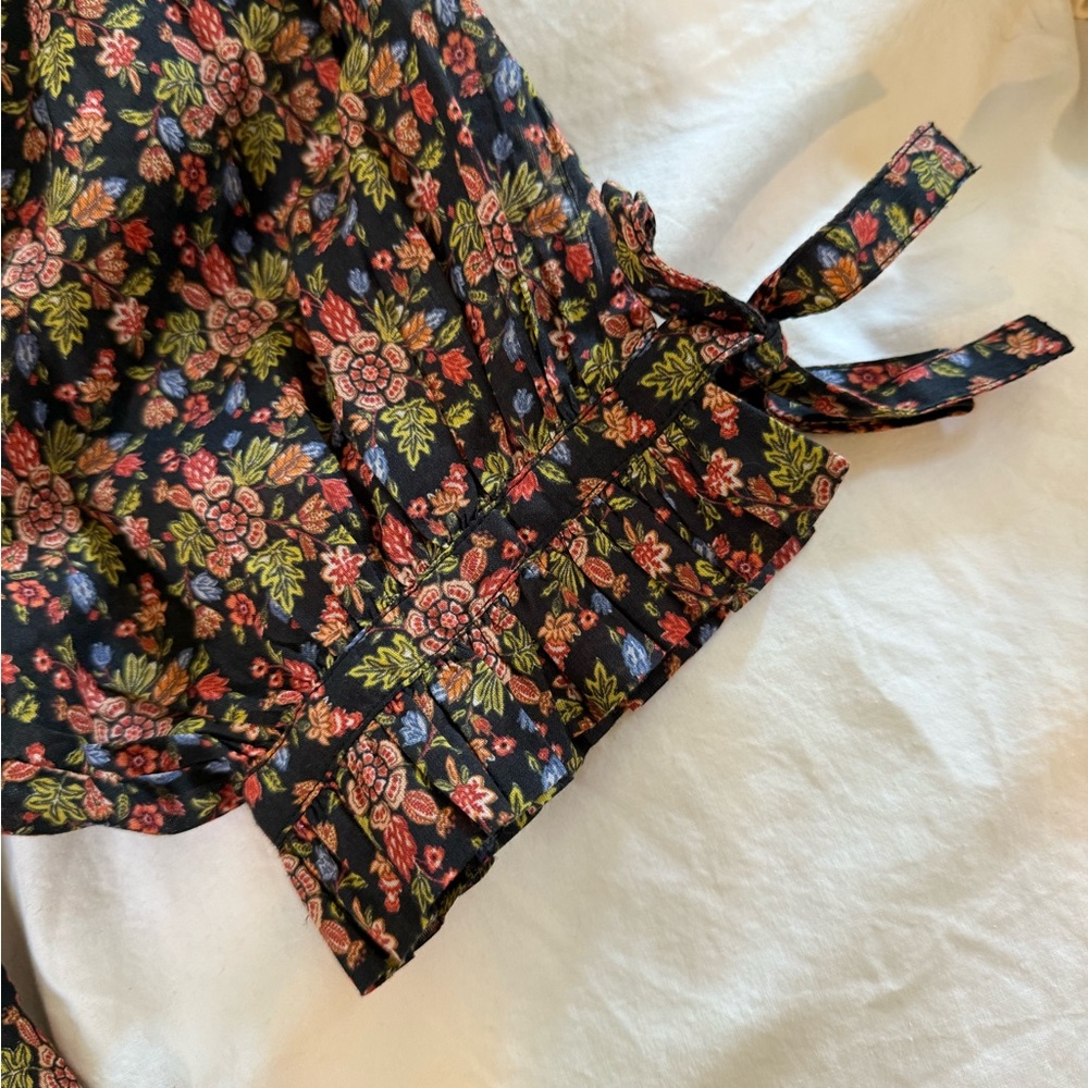 DÔEN Floral Ruffle Blouse - Picture 3 of 3